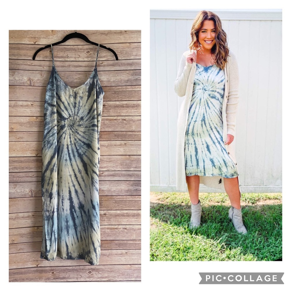 NWOT Volcom Dyed Dreams Slip Dress